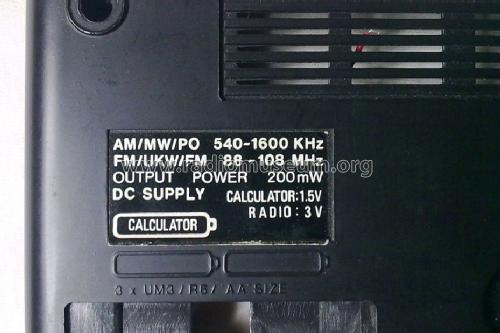Bawag Desk Top Calculator Radio ; Unknown to us - (ID = 1622815) Radio