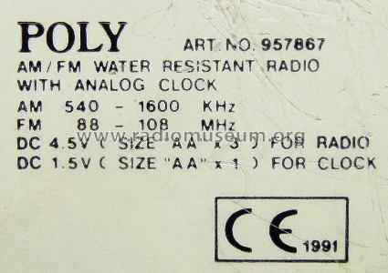 Poly 957867; Unknown to us - (ID = 749887) Radio