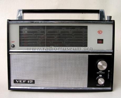 VEF 12; VEF Radio Works (ID = 834762) Radio