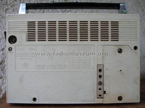 VEF 204; VEF Radio Works (ID = 650809) Radio