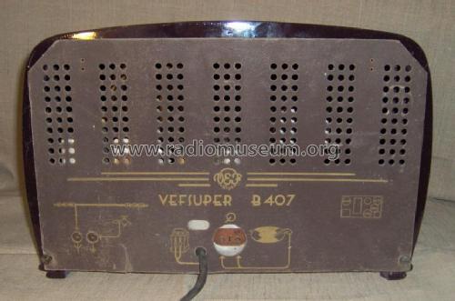 Vefsuper B407; VEF Radio Works (ID = 253302) Radio