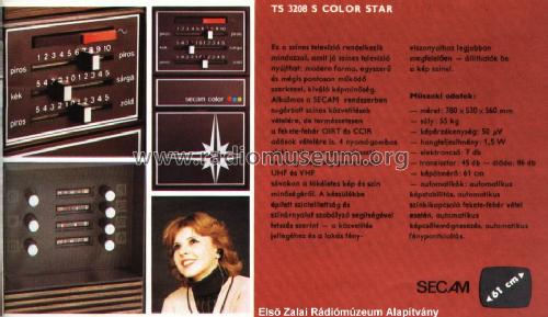 Color Star TS-3208S; Videoton; (ID = 713551) Fernseh-E