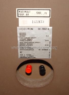 Hi-Fi Box DC-2002A; Videoton; (ID = 2214391) Speaker-P