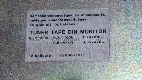 Stereo Amplifier EA7386S; Videoton; (ID = 2932007) Ampl/Mixer