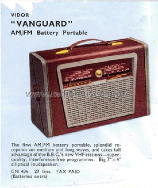 Vanguard CN436; Vidor Ltd.; Erith (ID = 438452) Radio