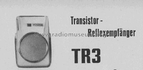 Junior TR3; Vogel-Elektronik, (ID = 653856) Radio