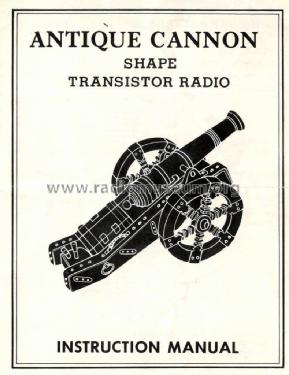 Cannon Transistor Radio ; WACO; Japan (ID = 2154738) Radio