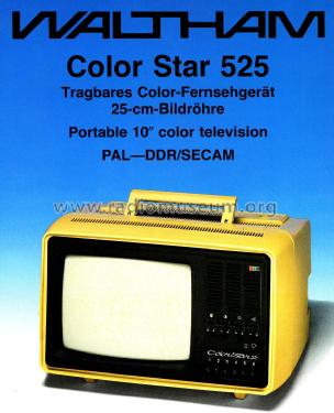 Color Star 525; Waltham S.A., Genf (ID = 2564819) Televisión