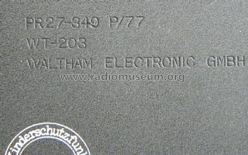 Elektronischer Schutzengel WT-203; Waltham S.A., Genf (ID = 1834666) Citizen