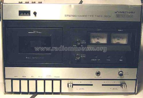 Stereo Cassette Tape Deck W 133; Waltham S.A., Genf (ID = 496370) R-Player
