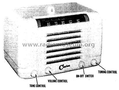 Clarion C-103 The Aristocrat; Warwick Mfg. Corp., (ID = 487681) Radio