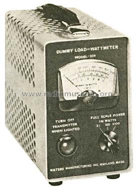 Dummy-Load-Wattmeter 334A; Waters Inc.; Wayland (ID = 605231) Amateur-D