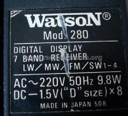 280 ; Watson Marke / brand (ID = 728020) Radio