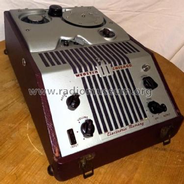 Electronic Memory Wire Recorder 180-1; Webster Co., The, (ID = 2989348) Ton-Bild