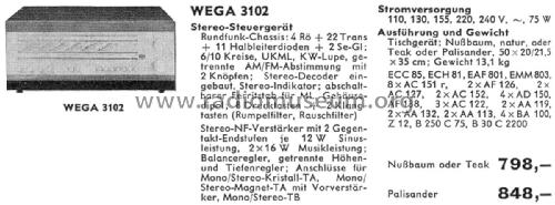 3102; Wega, (ID = 2223224) Radio