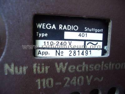 401; Wega, (ID = 153620) Radio