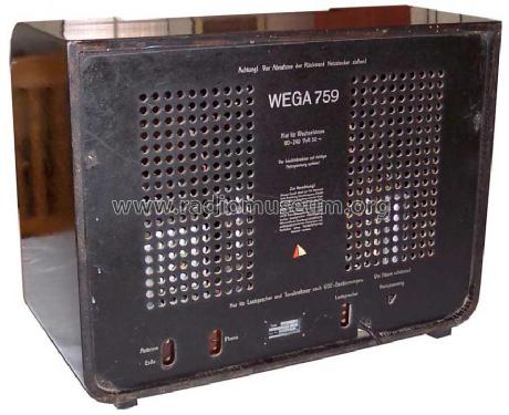 759W; Wega, (ID = 330417) Radio