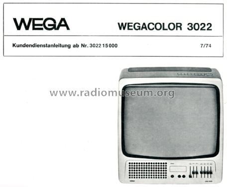 Color 3022; Wega, (ID = 1682795) Television