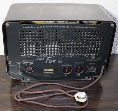 Fox 53 467 W-5; Wega, (ID = 2799451) Radio