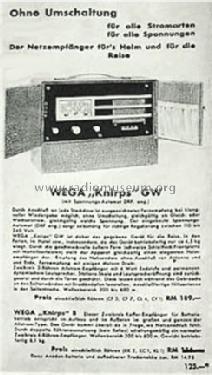 Knirps GW; Wega, (ID = 821028) Radio