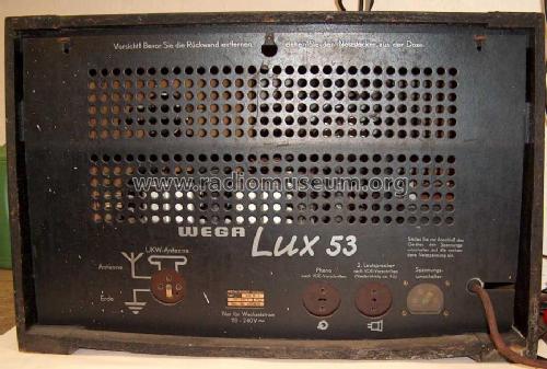Lux 53 468W2; Wega, (ID = 30858) Radio