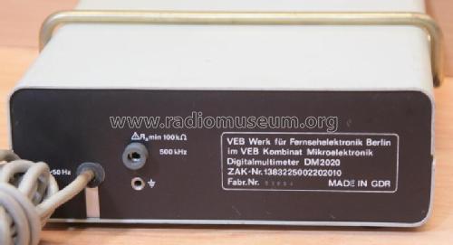 Digitalmultimeter DM2020; Werk für (ID = 2229927) Equipment