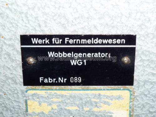 Wobbelgenerator WG1; Werk für (ID = 653694) Equipment