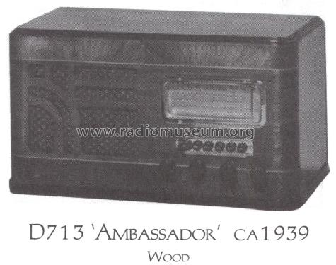 D713 Ambassador Truetone Ch= 6B; Western Auto Supply (ID = 1511997) Radio