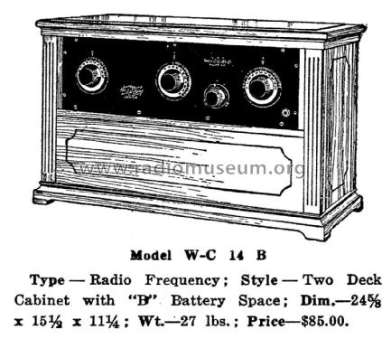 Radiodyne WC14B; Western Coil & (ID = 2086595) Radio