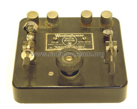 Westinghouse DB Crystal Detector; RCA RCA Victor Co. (ID = 2267334) mod-pre26