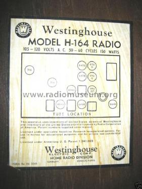 H-164 ; Westinghouse El. & (ID = 365185) Radio