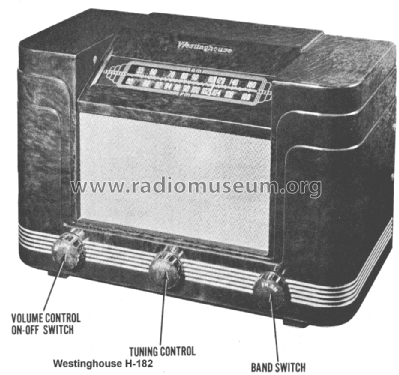 H-182 Ch= V-2128; Westinghouse El. & (ID = 1464348) Radio