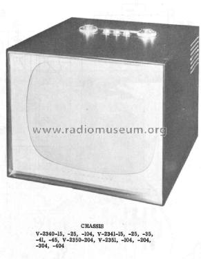 H-924TU21C Ch= V-2351-104; Westinghouse El. & (ID = 2126940) Television