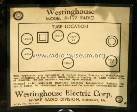 'Little Jewel' 'Refrigerator' H127 ; maroon; Westinghouse El. & (ID = 1663624) Radio