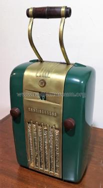 'Little Jewel' 'Refrigerator' H127 ; maroon; Westinghouse El. & (ID = 2121987) Radio