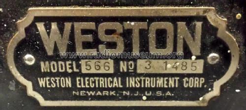566; Weston Electrical (ID = 2372810) Equipment