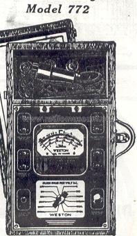 Super-Sensitive Analyzer 772; Weston Electrical (ID = 208209) Equipment