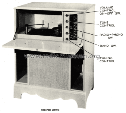 Recordio 9H40B ; Wilcox-Gay Corp.; (ID = 1608887) Radio