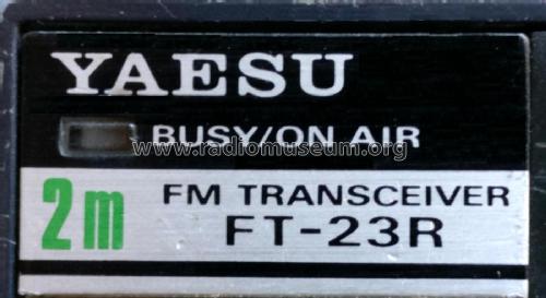 FT-23R; Yaesu-Musen Co. Ltd. (ID = 2566568) Amat TRX