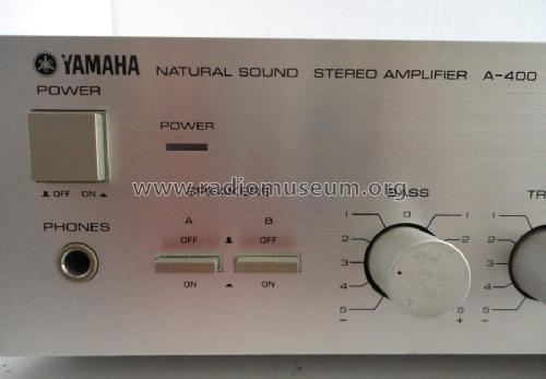 A-400; Yamaha Co.; (ID = 1253641) Ampl/Mixer