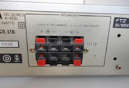 A-400; Yamaha Co.; (ID = 1253645) Ampl/Mixer