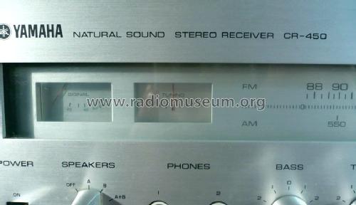 Natural Sound Stereo Receiver CR-450; Yamaha Co.; (ID = 1201628) Radio