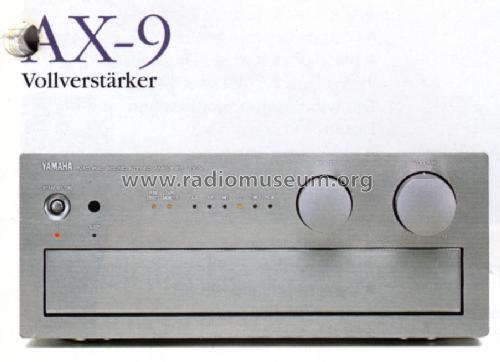 Natural Sound Stereo Amplifier AX-9; Yamaha Co.; (ID = 1173728) Ampl/Mixer