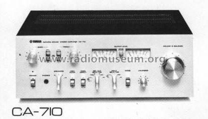 Natural Sound Stereo Amplifier CA-710; Yamaha Co.; (ID = 662441) Ampl/Mixer