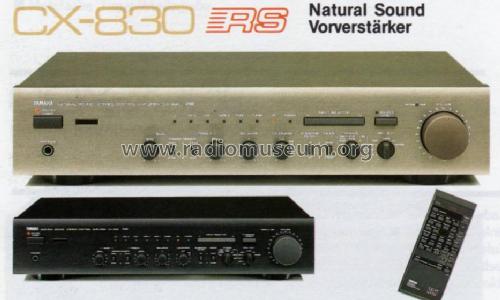 Natural Sound Stereo Control Amplifier CX-830; Yamaha Co.; (ID = 1056602) Ampl/Mixer