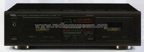 Natural Sound Stereo Double Cassette Deck KX-W162; Yamaha Co.; (ID = 1075145) Sonido-V