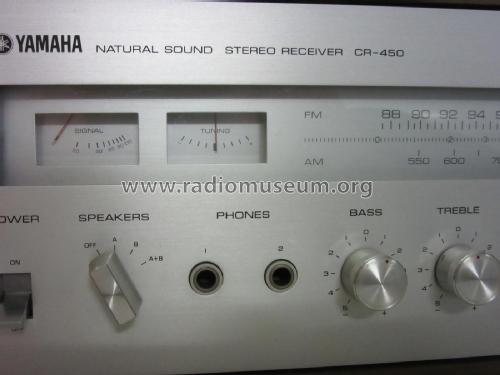 Natural Sound Stereo Receiver CR-450; Yamaha Co.; (ID = 2174897) Radio