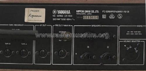 Natural Sound Stereo Receiver CR-600; Yamaha Co.; (ID = 1201722) Radio