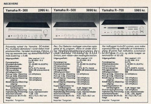 R-700; Yamaha Co.; (ID = 2803801) Radio