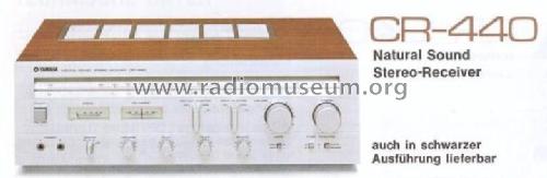 Natural Sound Stereo Receiver CR-440; Yamaha Co.; (ID = 663347) Radio